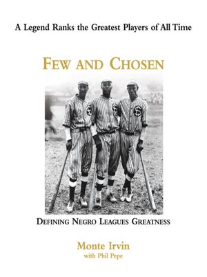 cover image of Few and Chosen Negro Leagues